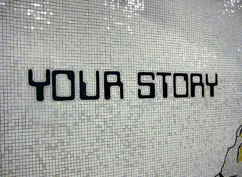 your story written on a wall