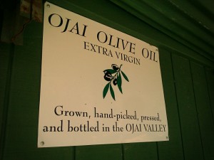 Ojai Olive Oil sign