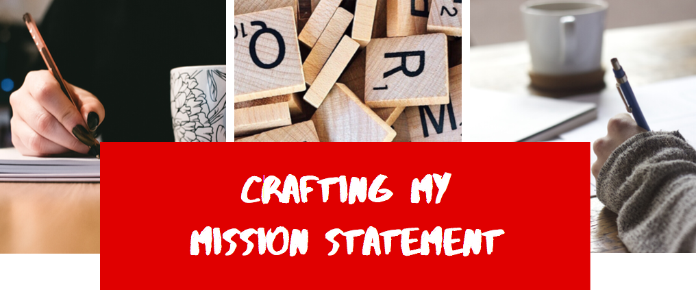 screenshot of the personal mission statement worksheet